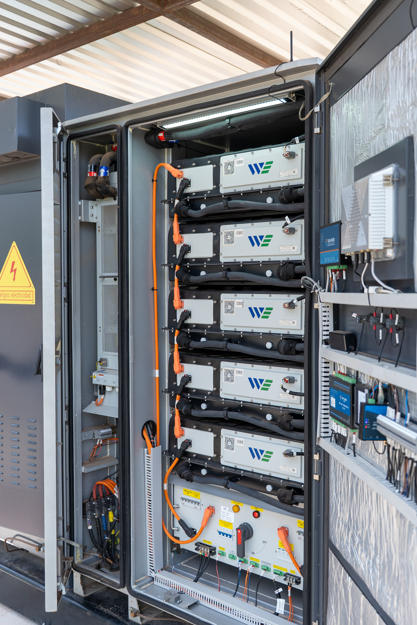Sistema de 3 baterías instalado